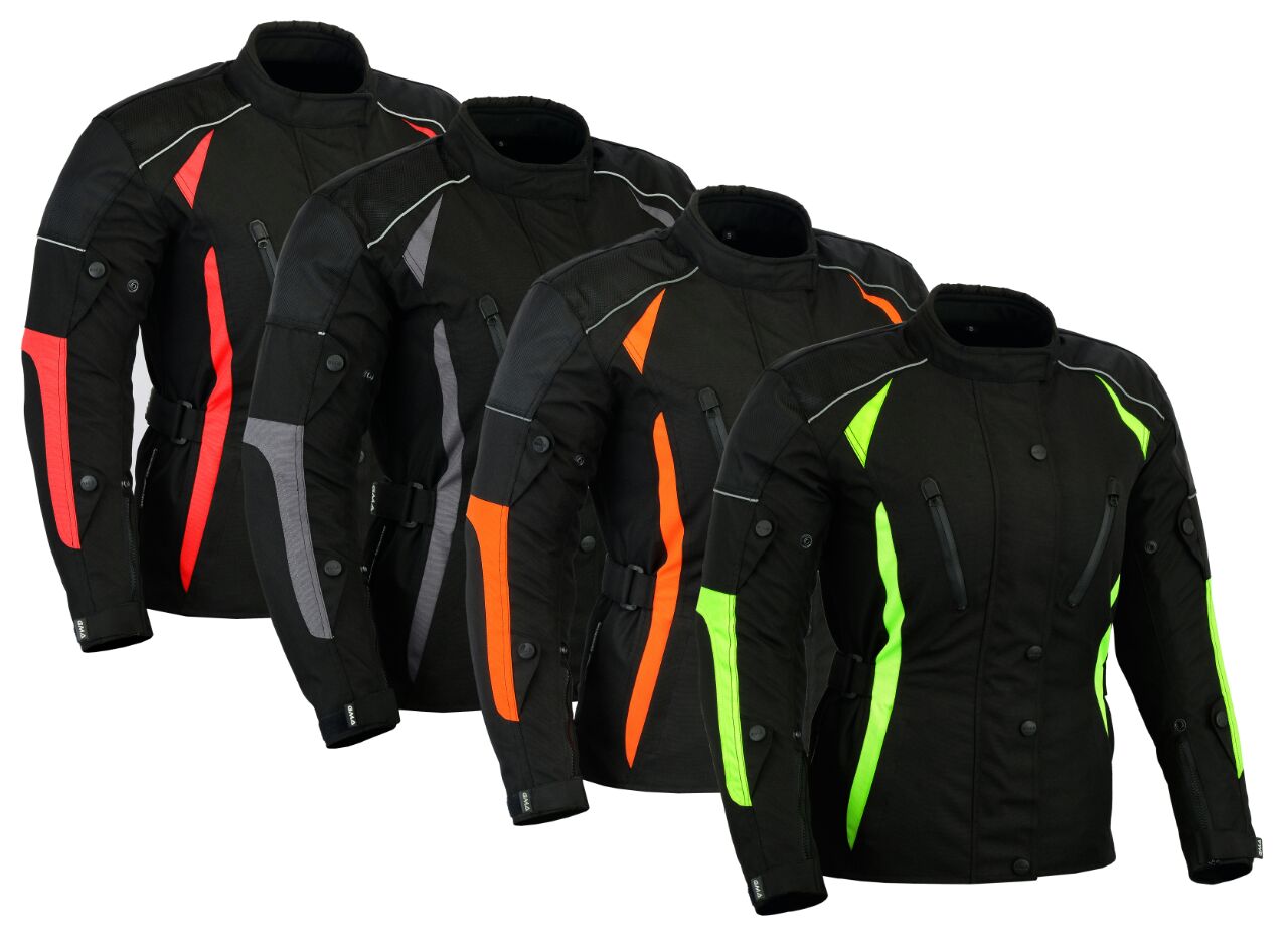 A1 Neu Premium-Qualität Motorrad Cordura Damen Jacke verfpgbar in 4 Farben