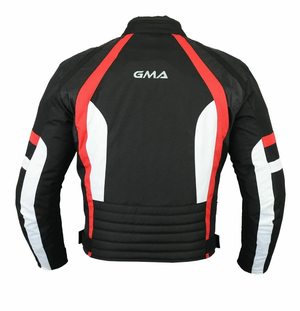 Herren Cordura Motorradjacke A1-Back-Rot