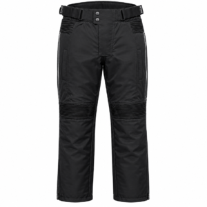 Premium Herren Motorradhose Schwarz mit Protektoren