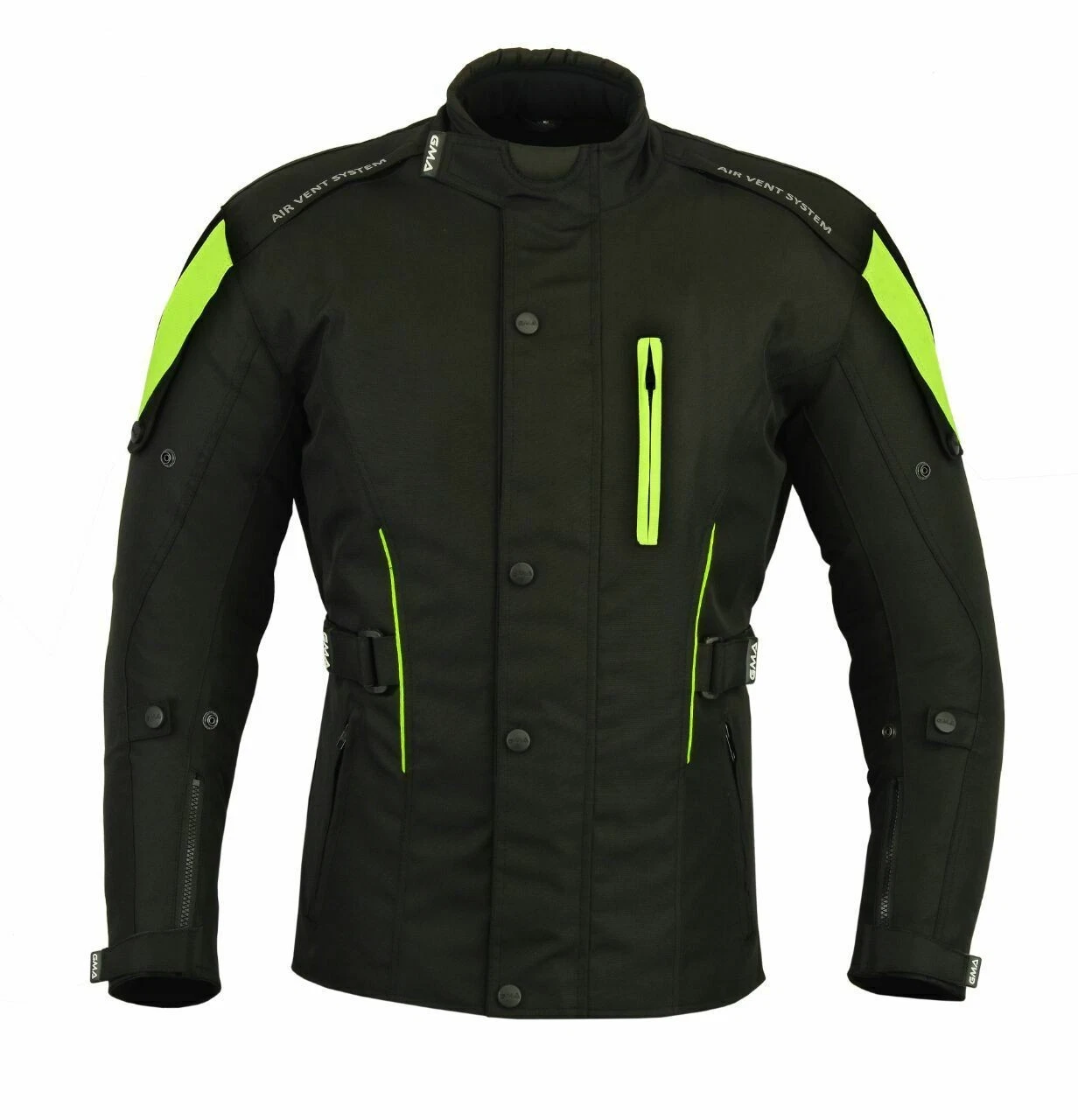 A2 Neu Premium-Qualität Motorrad Cordura Damen Schwarz-Grün Jacke verfpgbar in 3 Farben