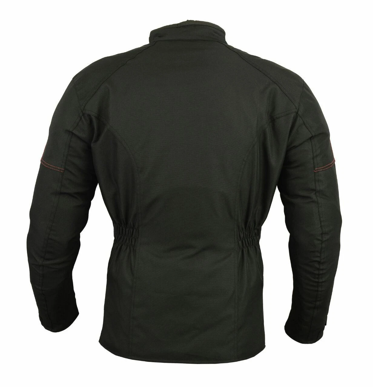 Neu Herren Motorradjacke Schwarz Rot Textil Motorrad Jacke mit CE Protektoren – Bild 3