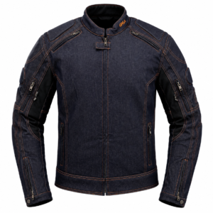 Herren Denim Motorradjacke