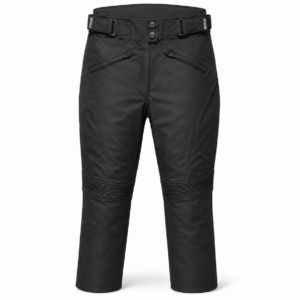 Damen Motorrad Hose Komplett Schwarz